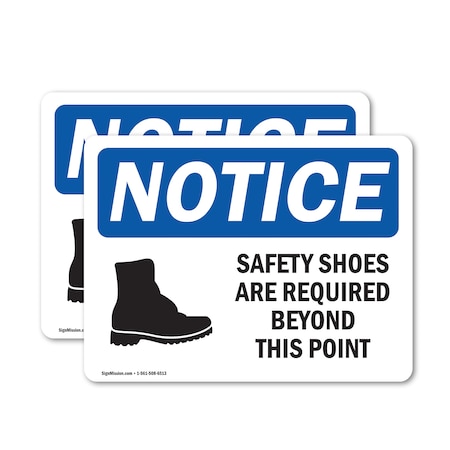 Signmission 18 in Height, 24 in Width, Vinyl Decal, Rectangle OS-2PACK-NS-D-1824-L-18216
